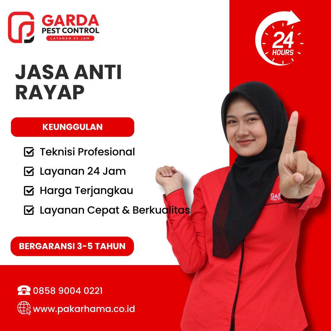 Jasa Anti Rayap di Sidoarjo Metode Lengkap Bergaransi