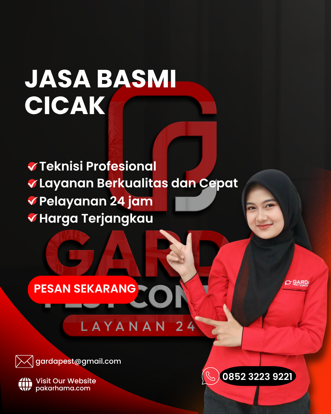 Ahli basmi cicak terdekat