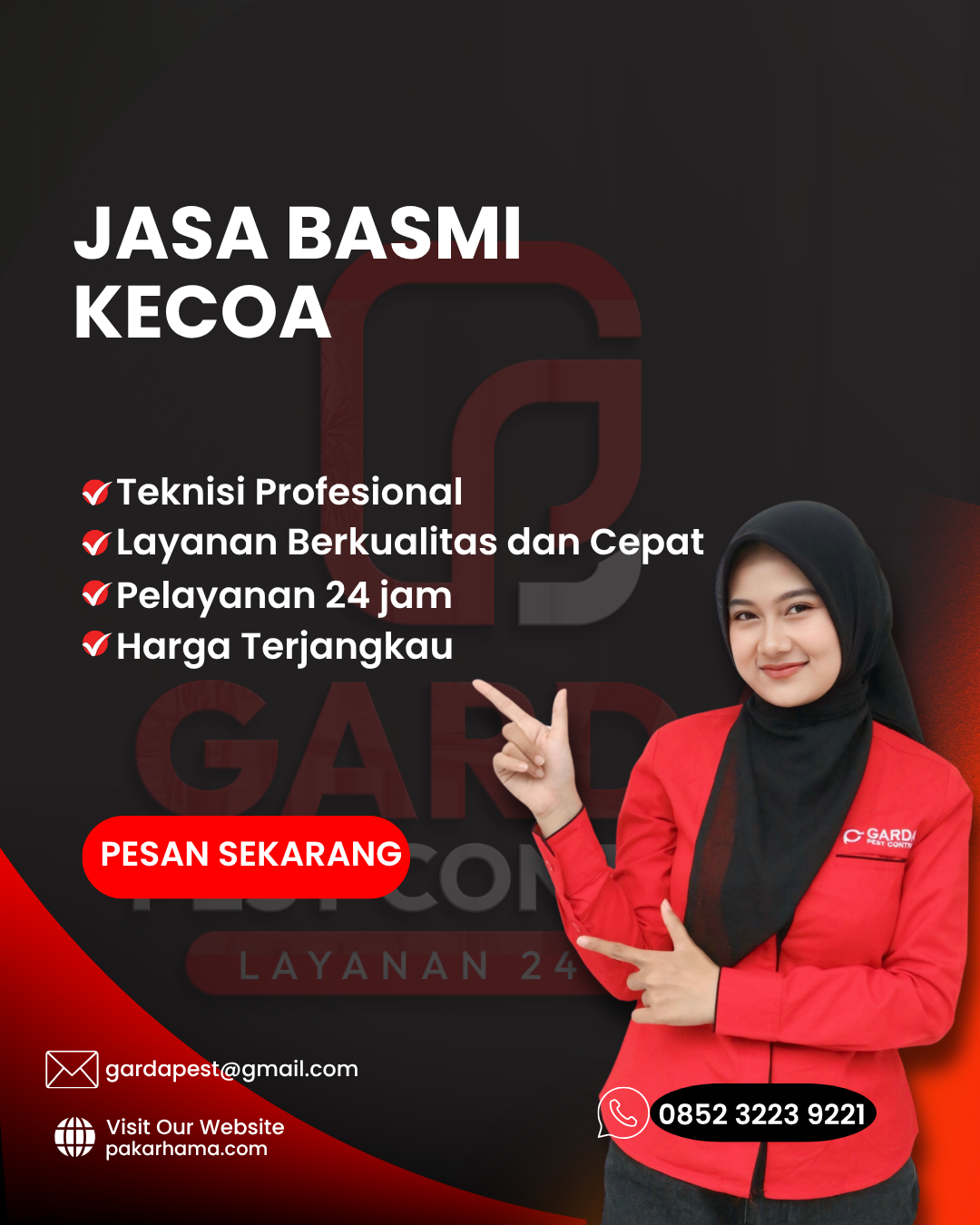 Layanan Jasa Pembasmi Kecoa Terdekat
