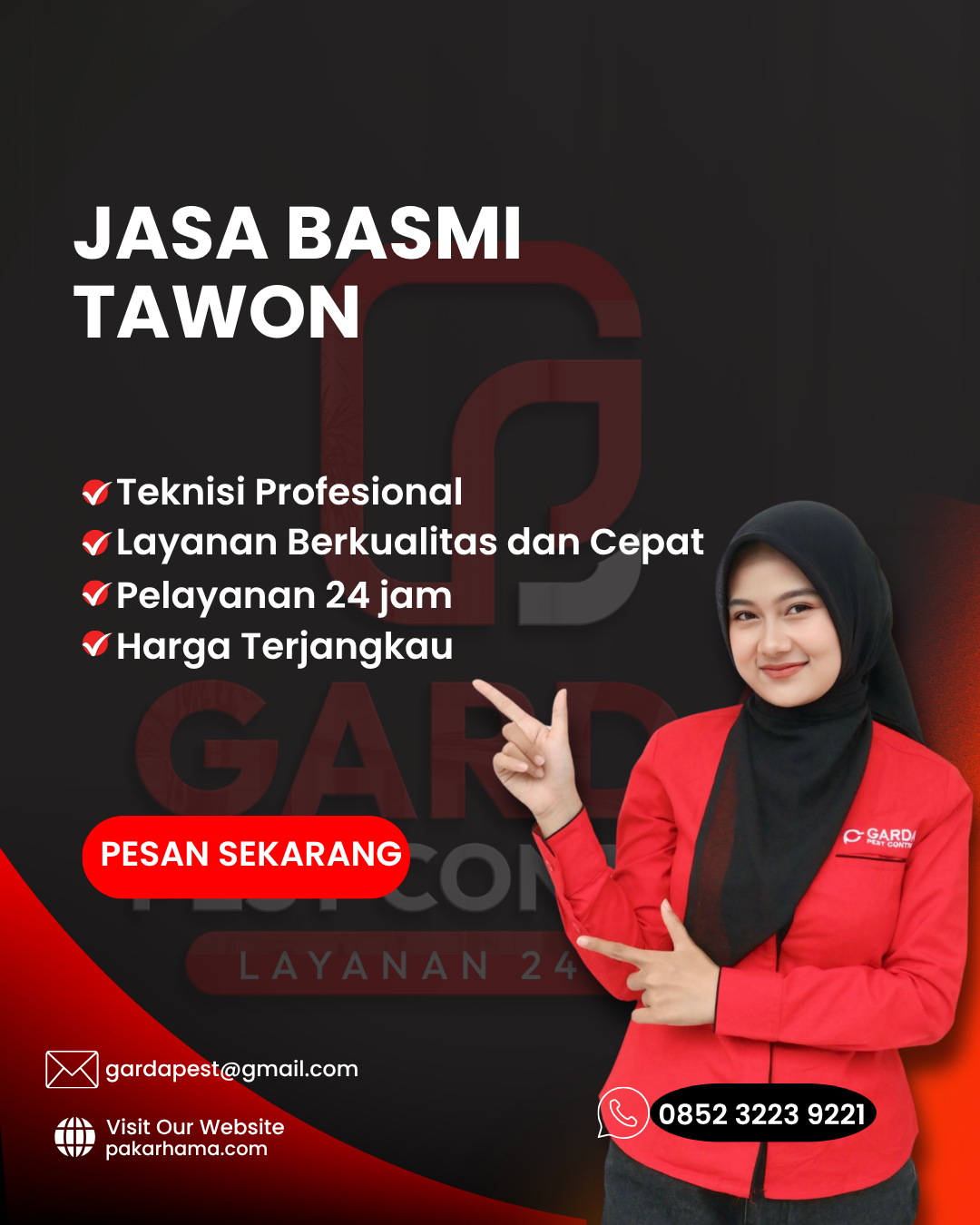 Jasa Pembasmi Tawon Terdekat