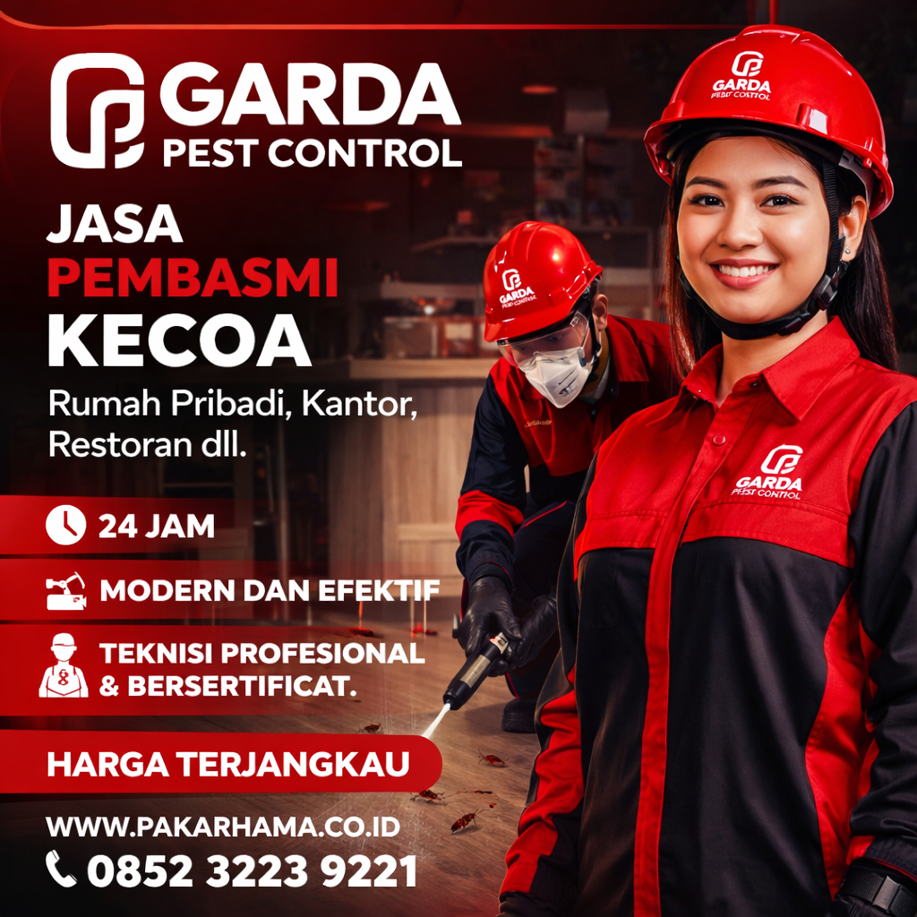 Jasa Pembasmi Kecoa di Bandung Cepat Berkualitas