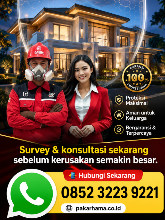Jasa Pembasmi Rayap di Karawang Anti Hama No.1