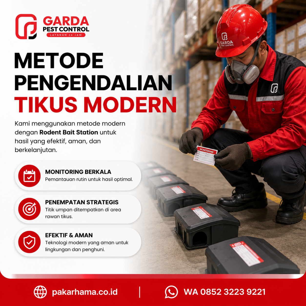 Jasa Pembasmi Tikus Komersial dan Gudang Cirebon Profesional