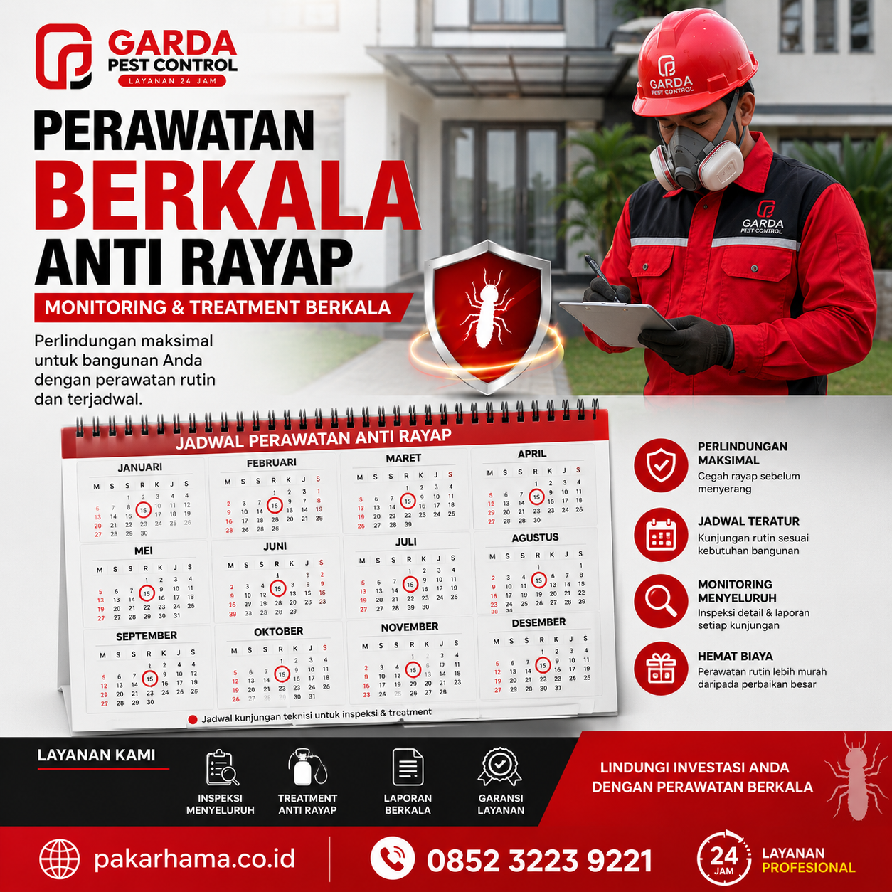 Jasa Anti Rayap Cirebon: Solusi Tuntas Perlindungan Properti Anda dari Serangan Rayap