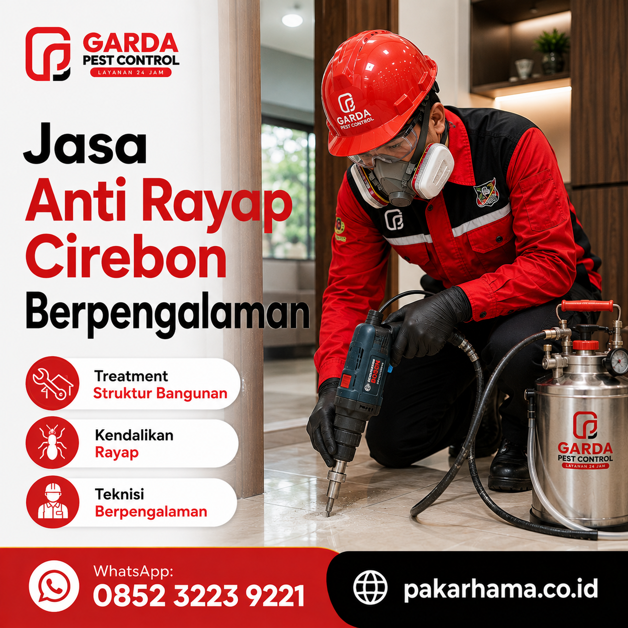 Jasa Anti Rayap Cirebon Berpengalaman
