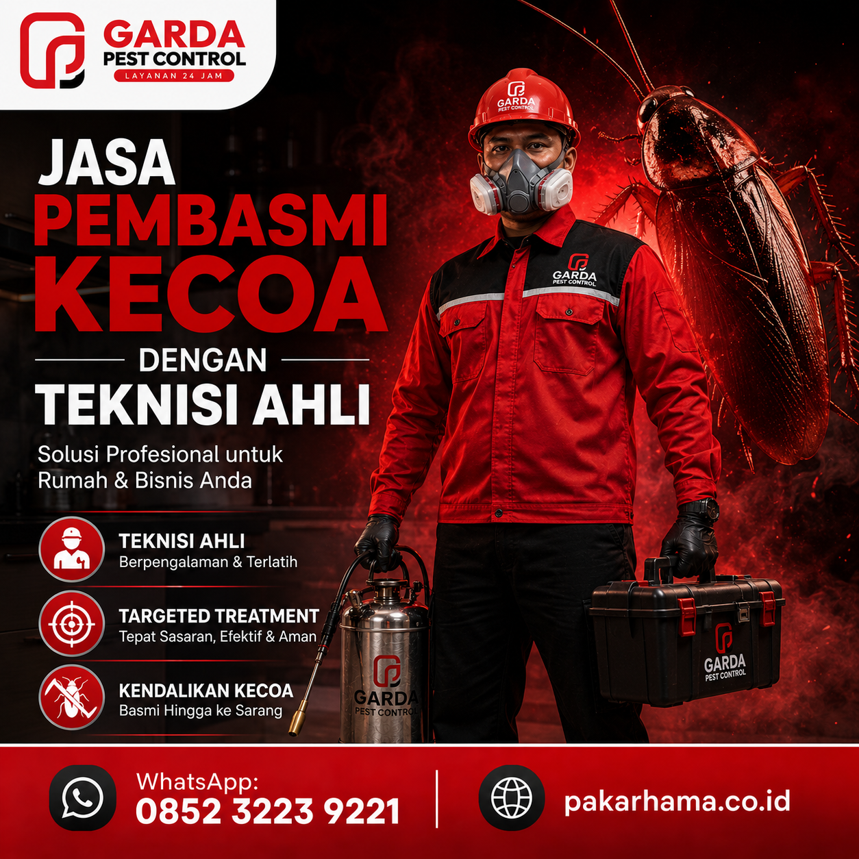 Jasa Pembasmi Kecoa Cirebon Murah dan Profesional - Gambar 6