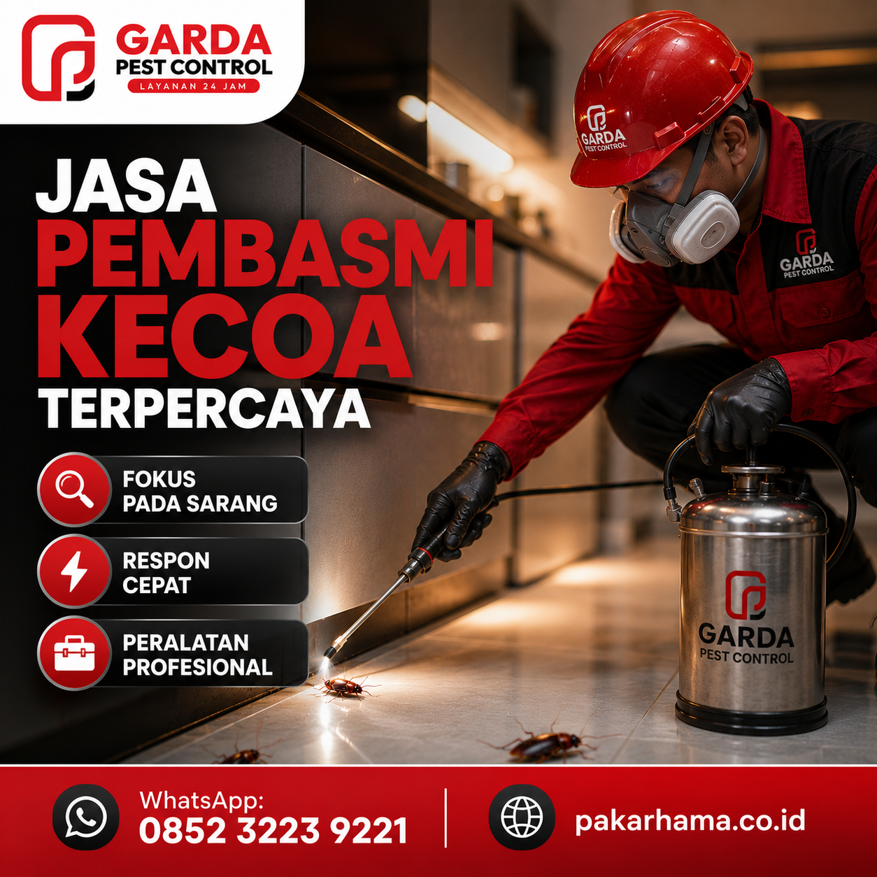 Jasa Pembasmi Kecoa Cirebon Murah dan Profesional - Gambar 3