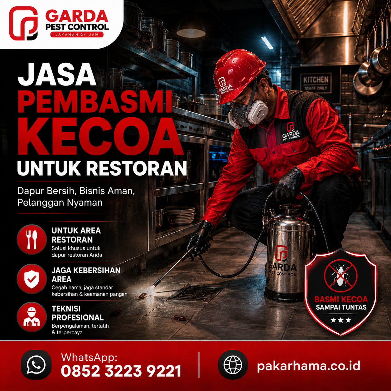 Jasa Pembasmi Kecoa Jerman Cirebon Solusi Efektif 