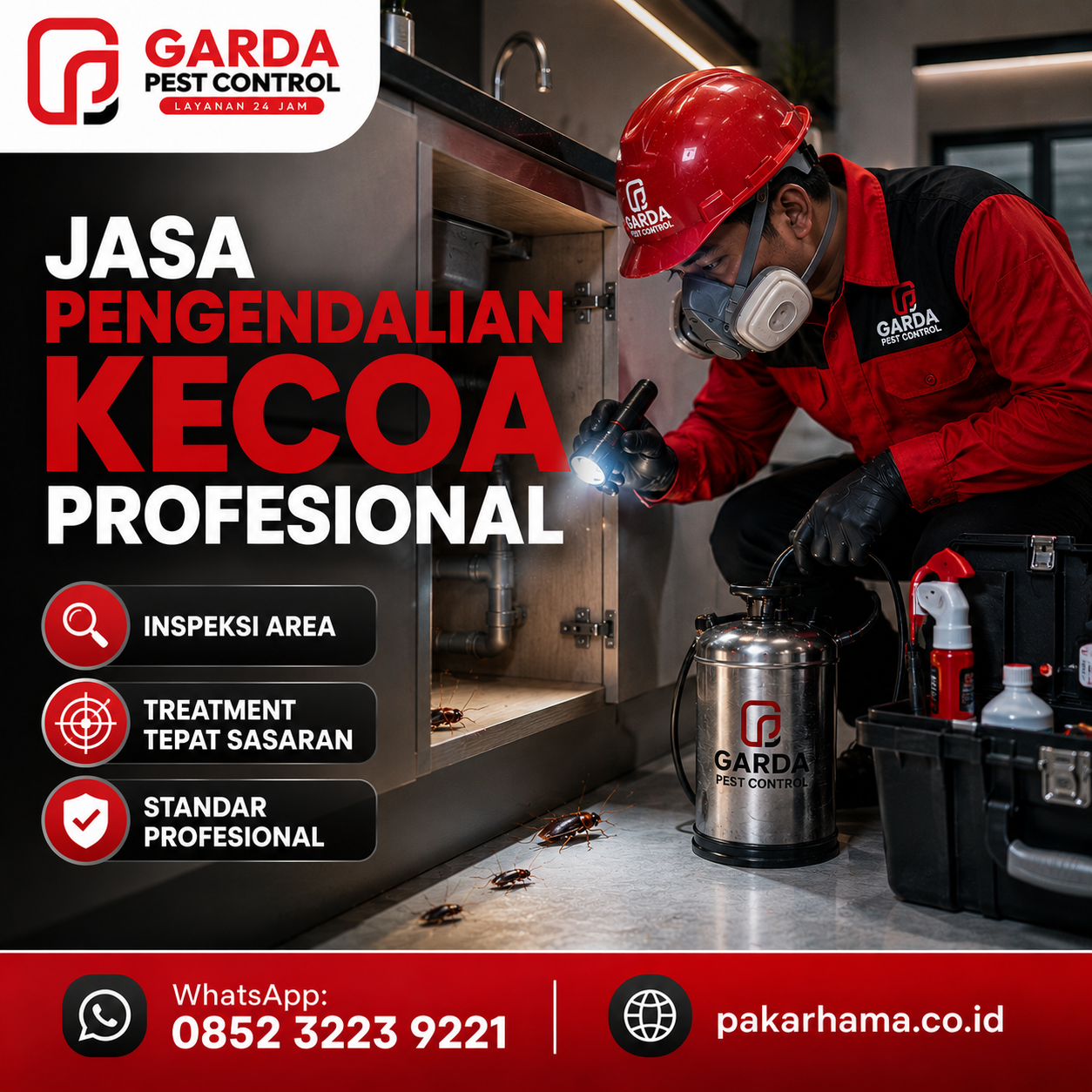Jasa Pembasmi Kecoa Cirebon Murah dan Profesional - Gambar 4
