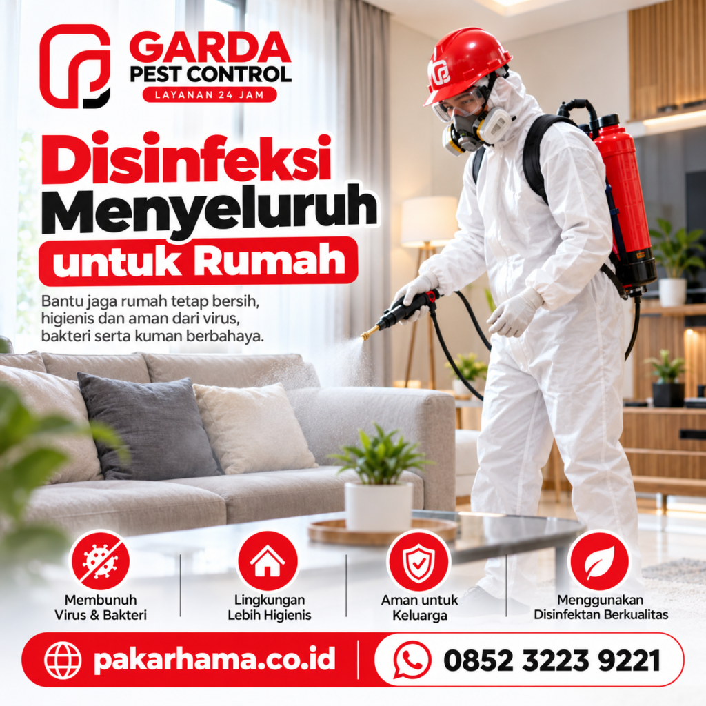 Jasa Disinfeksi Rumah Influenza Bandung
