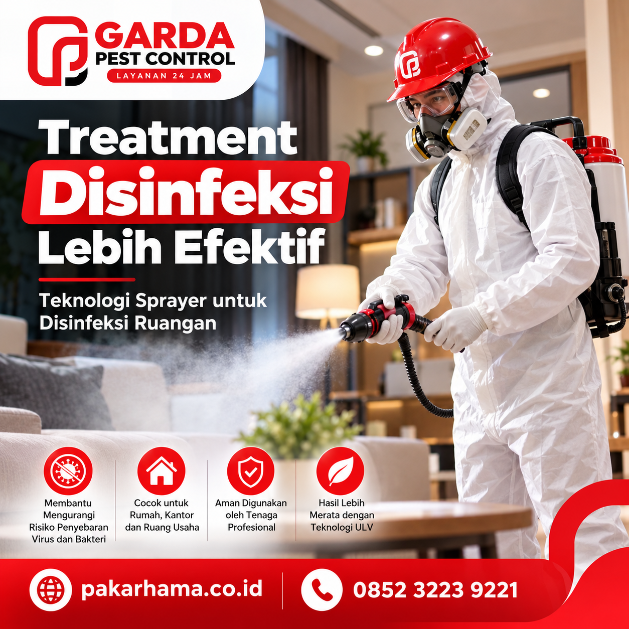 Jasa Disinfeksi Influenza A Rumah Bandung Terpercaya